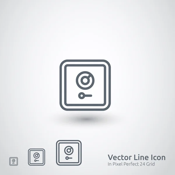 Veilige icons set — Stockvector