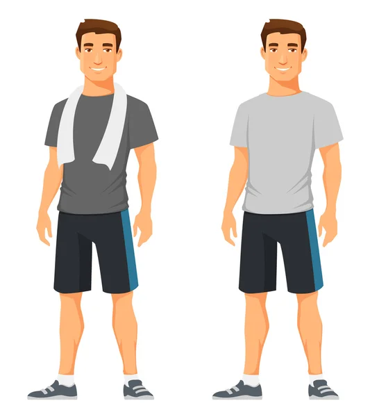 hombre ropa deportiva Imágenes Vectoriales, Gráfico Vectorial de Chico hombre ropa deportiva |