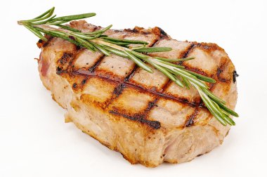 Herb ile sulu ızgara biftek