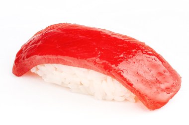 Maguro suşi ton balığı ile