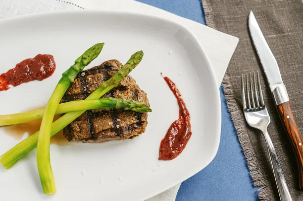 Gegrilde biefstuk — Stockfoto