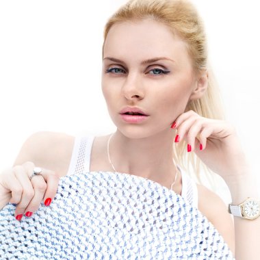 Şapkalı Kız güzel moda