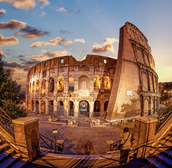 Colosseum in the evening, Rome, Italy — Stock Photo, Image