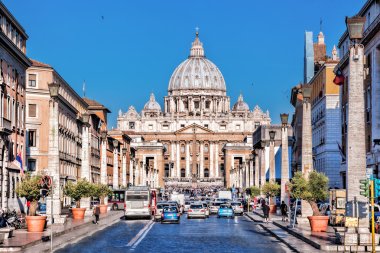Basilica of Saint Peter in the Vatican, Rome, Italy clipart