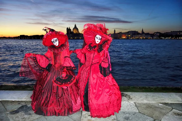 Venice with carnival masks in Italy — Stock Photo, Image