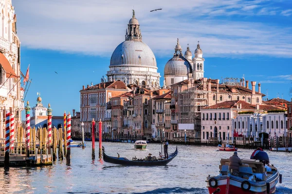 Grand Canal avec télécabine à Venise, Italie — Photo