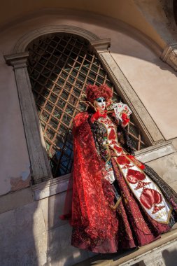 Güzel maske karnaval Venedik, İtalya