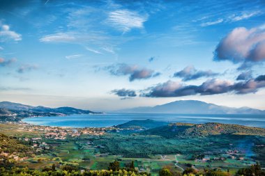 Zakynthos Adası Yunanistan yeşil alanları ile