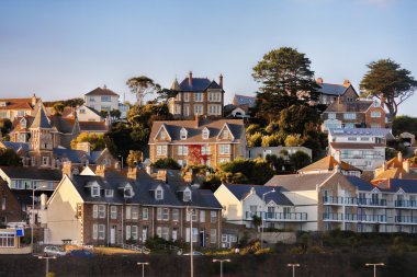 Penzance, İngiltere'de geleneksel evleri