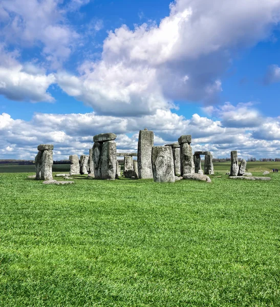 Stonehenge com céu dramático na Inglaterra — Fotografia de Stock