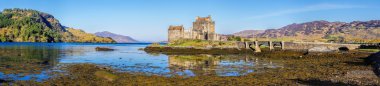 Eilean Donan kale İskoçya'nın Dağlık