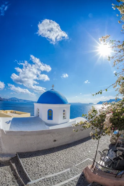 Oia village on Santorini island in Greece — Stock Photo, Image