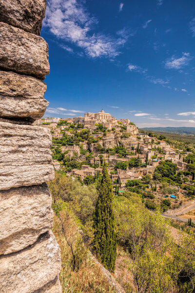 Famous old village Gordes in Provence in France