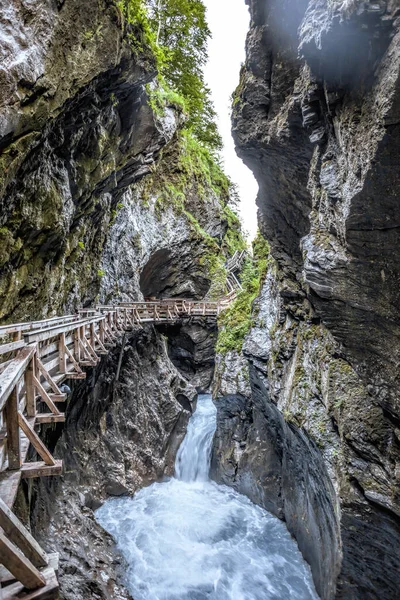 Sigmund Thun Gorge Vahşi Kapruner Vadisi Avusturya Daki Kaprun Buzulu — Stok fotoğraf