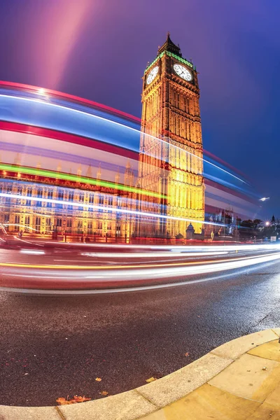 Big Ben Večer Londýn Anglie Velká Británie — Stock fotografie