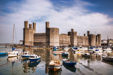 Caernarfon Castle Wales, Amerika Birleşik Devletleri.