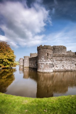 Anglesey, Walesh kaleleri dizi Kuzey Galler, Birleşik Krallık, Famous Beaumaris kalede