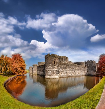 Anglesey, Walesh kaleleri dizi Kuzey Galler, Birleşik Krallık, Famous Beaumaris kalede