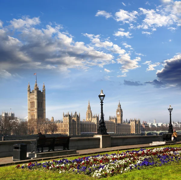 Beroemde Big Ben in Londen, Engeland — Stockfoto