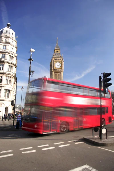 Big Ben famoso em Londres, Inglaterra — Fotografia de Stock