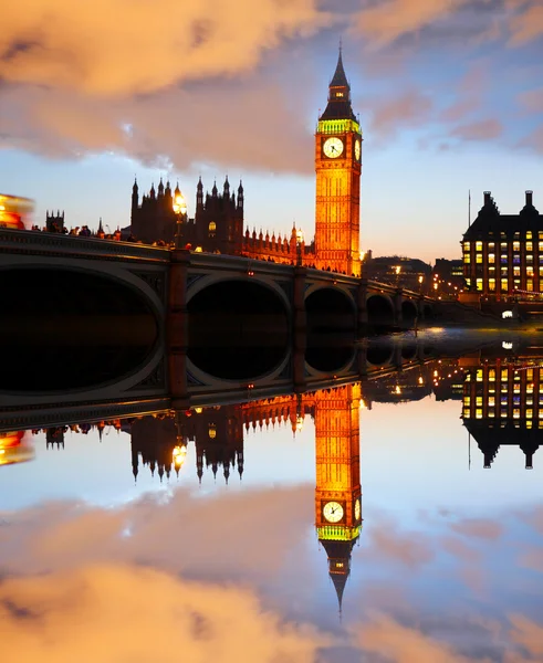 Famoso Big Ben a Londra, Inghilterra — Foto Stock
