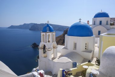 santorini Island, Yunanistan Oia Köyü