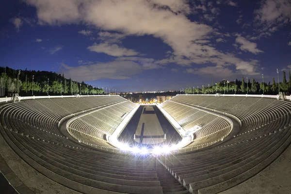 Panatheense stadion in Athene, Griekenland (gehost de eerste moderne Olympische spelen in 1896 — Stockfoto