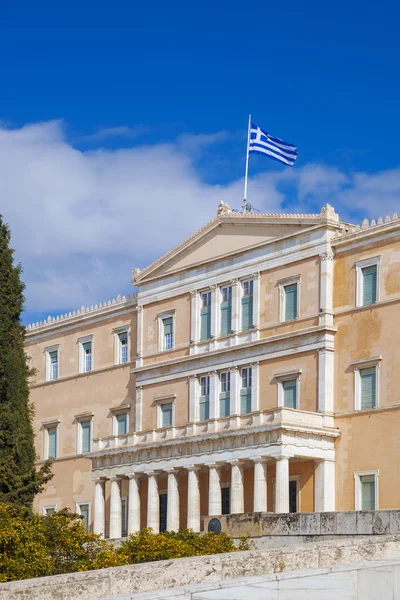 Das griechische parlament in Athen, griechenland — Stockfoto