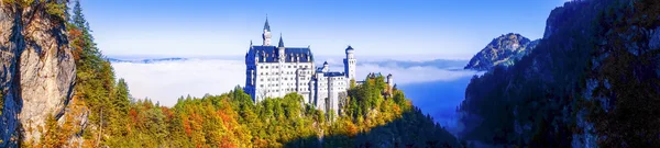 Замок Нойшванштайн в Баварии, Германия — стоковое фото