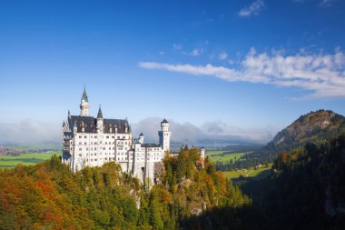  Almanya, Bavyera 'daki Neuschwanstein Şatosu