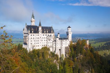  Almanya, Bavyera 'daki Neuschwanstein Şatosu