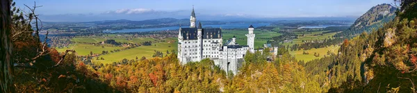 Castelo de Neuschwanstein na Baviera, Alemanha — Fotografia de Stock