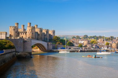  Conwy Castle Walesh kaleler Galler, Birleşik Krallık, dizi