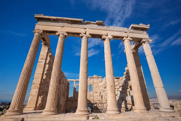 Templo del Partenón en la Acrópolis de Atenas, Grecia — Foto de Stock