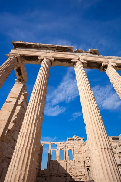 Templo del Partenón en la Acrópolis de Atenas, Grecia — Foto de Stock