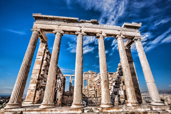 Parthenon tempel op de Akropolis in Athene, Griekenland — Stockfoto