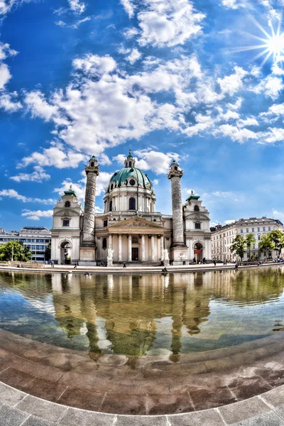 (karlskirche) St. Karlskirche in wien, Österreich — Stockfoto