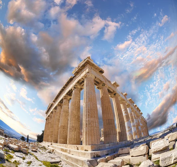 그리스 아테네에서 아크로폴리스에 파르테논 신전 — 스톡 사진