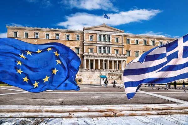 El parlamento griego en Atenas, Grecia —  Fotos de Stock