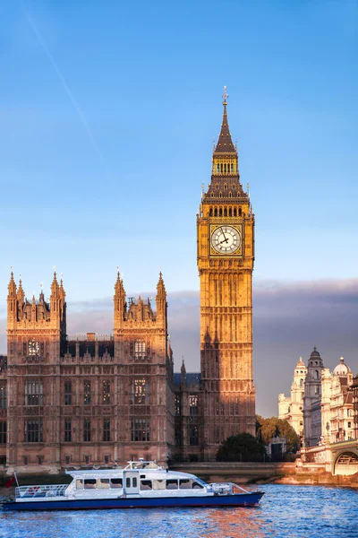 Big Ben London, Anglia, Egyesült Királyság — Stock Fotó