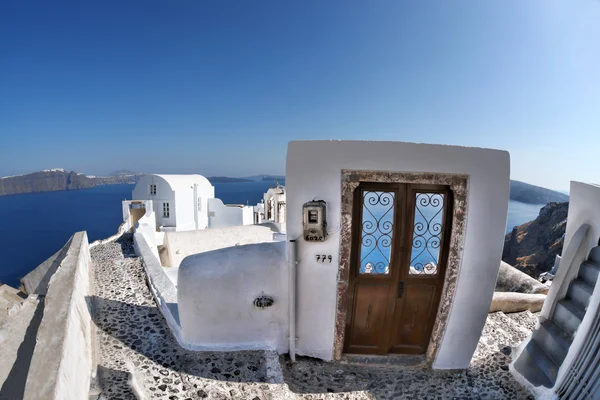 Oia village in Santorini island, Greece — Stock Photo, Image