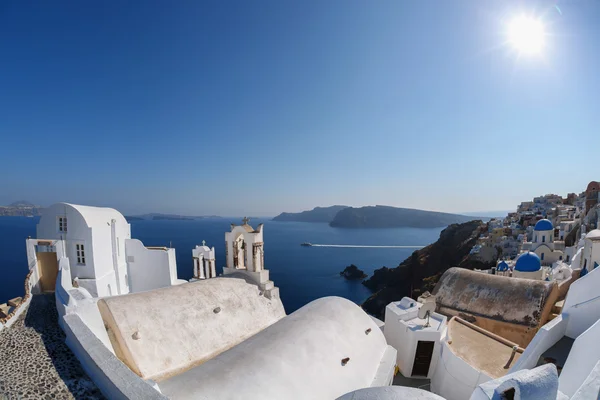 Oia village in Santorini island, Greece — Stock Photo, Image