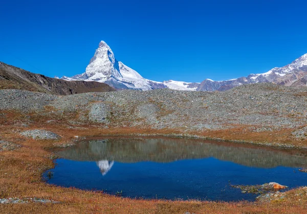 Famous Matterhorn in Swiss Alps — Stock Photo, Image