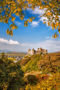 Harlech Castle Galler, Birleşik Krallık, kale Walesh serisi