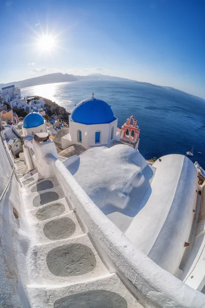 Oia village on Santorini island, Greece — Stock Photo, Image