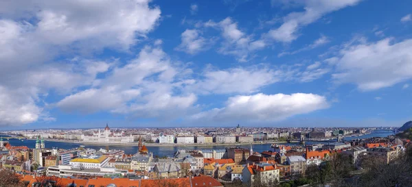 Panorama i Budapest i Ungern — Stockfoto