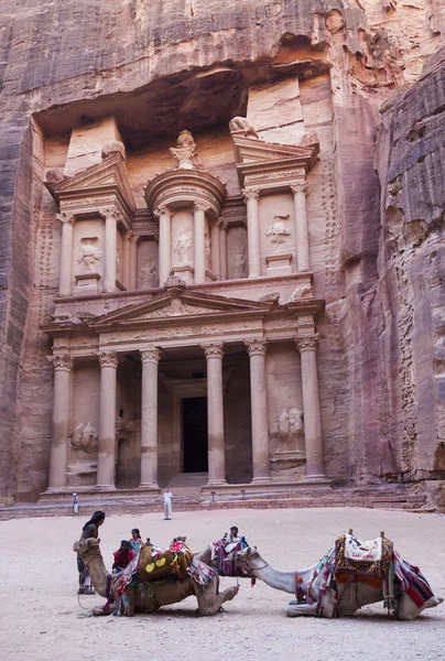 Il Tesoro. Petra. Giordania — Foto Stock