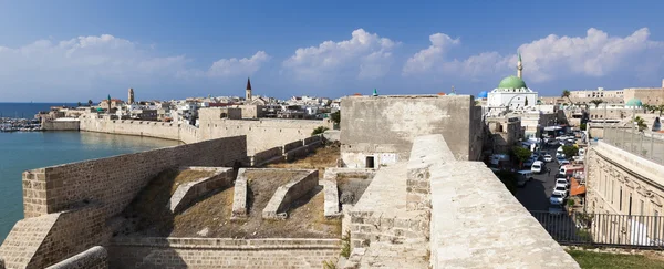 Cidade antiga de Akko pela manhã. Israel — Fotografia de Stock