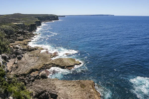 Côte rocheuse du parc national Booderee. NSW. Australie . Photos De Stock Libres De Droits