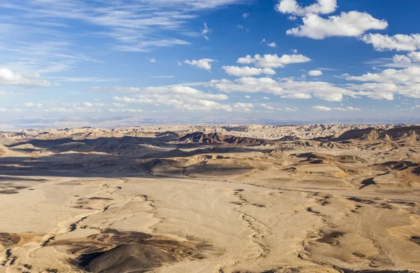Makhtesh Ramón (Cráter Ramón) paisaje. Desierto del Negev. Israel — Foto de Stock